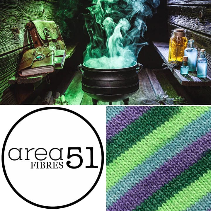 Area51 Fibres Yarn Witches Brew - Sturdy Alien