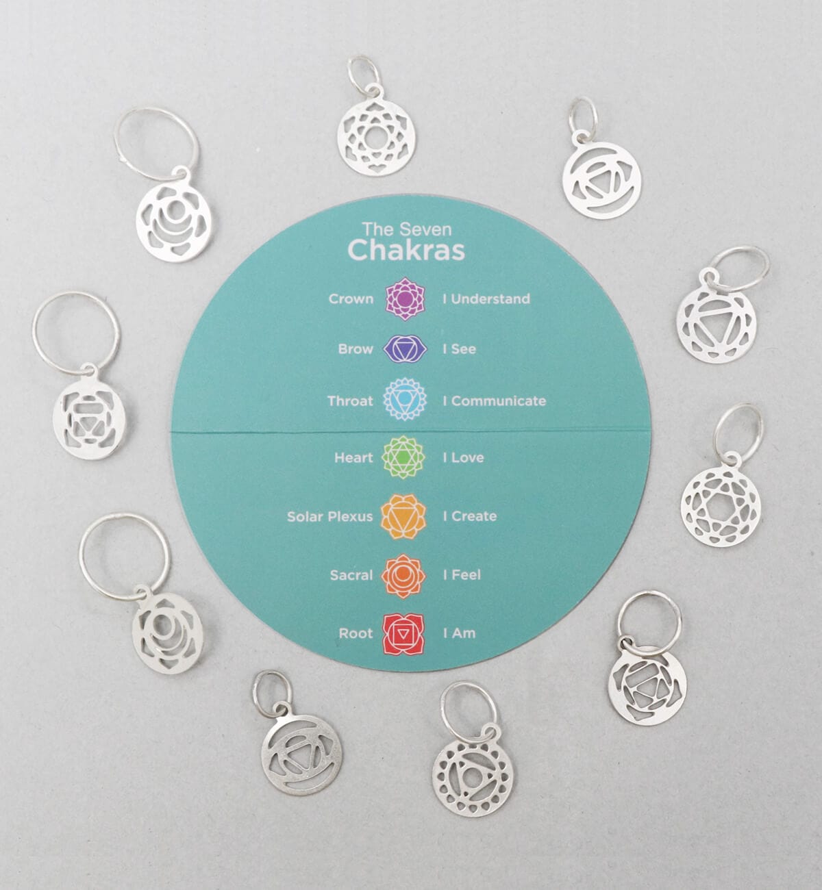 Knitter's Pride Stitch Markers & Counters Mindful Collection Chakra Stitch Markers